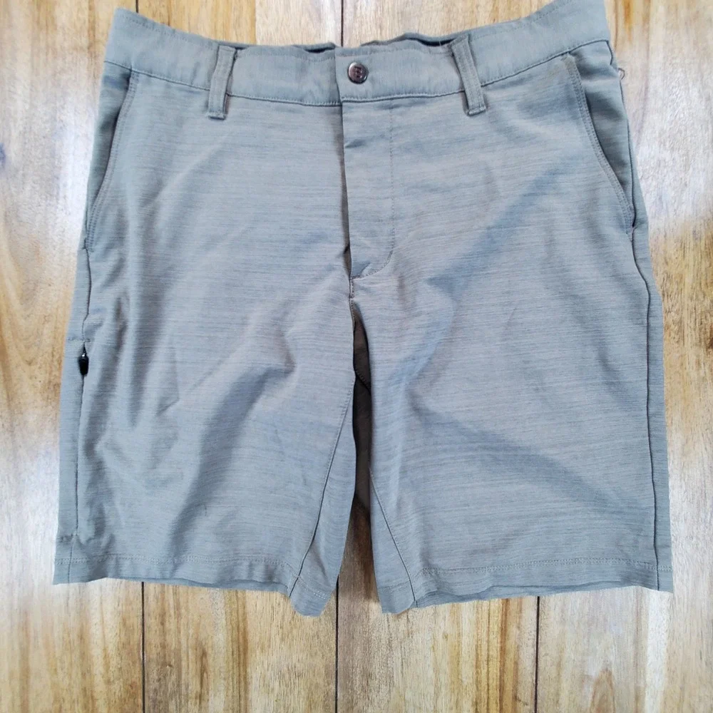 BYLT Kinetic Short Mens Size M Fawn Taupe Heathered Performance KN_SHO_TAU_M